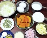 ケークサレ☆カボチャ＆ハム&チーズ♪作り方1写真