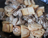 朝昼夕弁当♪美味♪豚肉と蓮根の炒め物作り方5写真