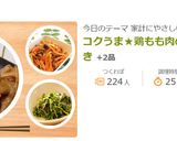 豆苗とわかめのナムル風作り方6写真