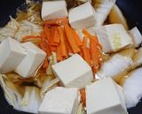 はくさいと豆腐の卵とじ煮作り方2写真