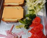サラダトースト作り方1写真