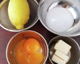 卵黄活用レシピ☆卵黄のレモンカード♪作り方1写真