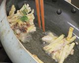 メヒカリ甘露煮のかき揚げ作り方3写真