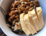 納豆と京風だし巻き玉子のご飯（業スー）作り方2写真