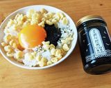 のりだれと天かすの卵かけご飯♪作り方2写真
