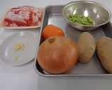 ハヤシライス@倉敷市学校給食作り方1写真