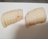 レンコンのり塩チーズ焼き作り方1写真