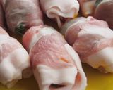 ホクホク！南瓜・大葉の肉巻き照り焼き！作り方5写真
