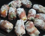 ホクホク！南瓜・大葉の肉巻き照り焼き！作り方7写真