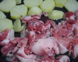 10分！豚こま・じゃが芋のごま照り焼き！作り方3写真