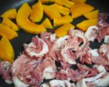 10分で！豚こま・南瓜の大葉照り焼き！作り方4写真