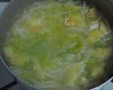 節約！キャベツ・もやしの味噌汁♪作り方4写真