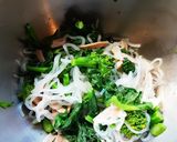 菜花のからし和え　菜の花　白滝入り作り方3写真