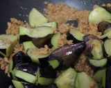 大豆ミートで茄子のごまみそ炒め作り方5写真