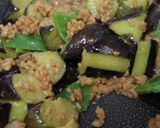 大豆ミートで茄子のごまみそ炒め作り方6写真