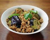 大豆ミートで茄子のごまみそ炒め作り方8写真