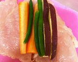 簡単節約！鶏むね肉さつまいもチキンロール作り方3写真