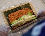 GABA玄米もち麦ごはんのチーズキンパ作り方5写真