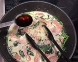ベーコンとほうれん草のクリームパスタ♡作り方6写真
