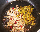ヨウサマの減塩厚揚げの高菜と豚挽き肉炒め作り方1写真