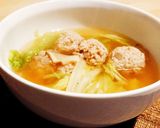 夕食☆簡単節約肉団子と白菜スタミナスープ作り方5写真