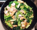 簡単☆タラと小松菜のハーブ炒め作り方5写真