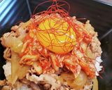シンプルに！それだけで美味しい牛丼作り方8写真