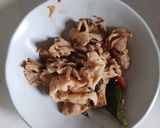 ＊余った炒め物で＊焼き肉パスタ🌞作り方2写真