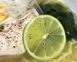 鯛ラーメン☆塩味☆鯛のアラの濃厚スープ作り方6写真