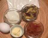 HMで☆マフィン/煮りんごとサツマイモ作り方1写真