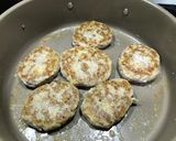欧風チーズポークハンバーグ作り方4写真