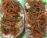 金平ごぼうトースト、もうひと味作り方3写真