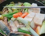 漁師メシ♪さばのすき焼き作り方5写真