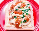 ♪マヨ納豆もろみ味噌トースト♪作り方3写真