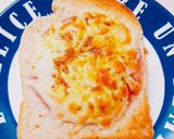 ♪ハムチーズカレートースト♪作り方3写真