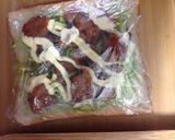 冷凍作りおき☆焼き鳥キャベチーズトースト作り方7写真
