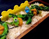 如月17　玄米ご飯 粒うに×菜花作り方3写真