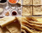 レンジで簡単!うずら卵と鶏ミンチの巾着煮作り方2写真