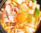ピリ辛！簡単　鍋焼きうどん作り方6写真