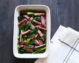 ほうれん草とベーコンのクミン醤油和え作り方6写真