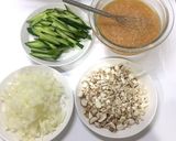 辛くない♬あったかジャージャー麺★作り方1写真