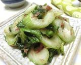 ポリ袋で10分☆　セロリの白だし浅漬け作り方5写真