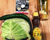簡単！キャベツ×韓国海苔のモリモリナムル作り方1写真