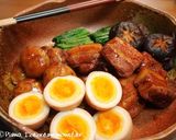 ごはんにぴったり！栗と豚ばら肉の煮物作り方10写真