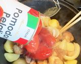 煮込むだけ！鶏もも肉のトマト缶煮込み作り方6写真