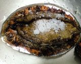 お酒のお供に！あわびの蒸し焼き作り方1写真
