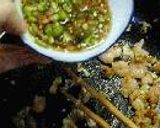 インドネシア料理　ナシゴーレン__Indonesian Fried Rice with chicken and shrimp作り方7写真