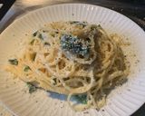 チーズとほうれん草のパスタ（カチョエペペ作り方8写真