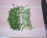 豆苗とじゃこちくわのごまポン酢炒め作り方2写真