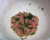 ほうれん草たっぷり！ハンバーグ♪栄養満点作り方4写真